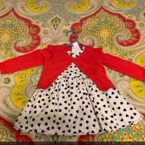 Carters dress with cardigan